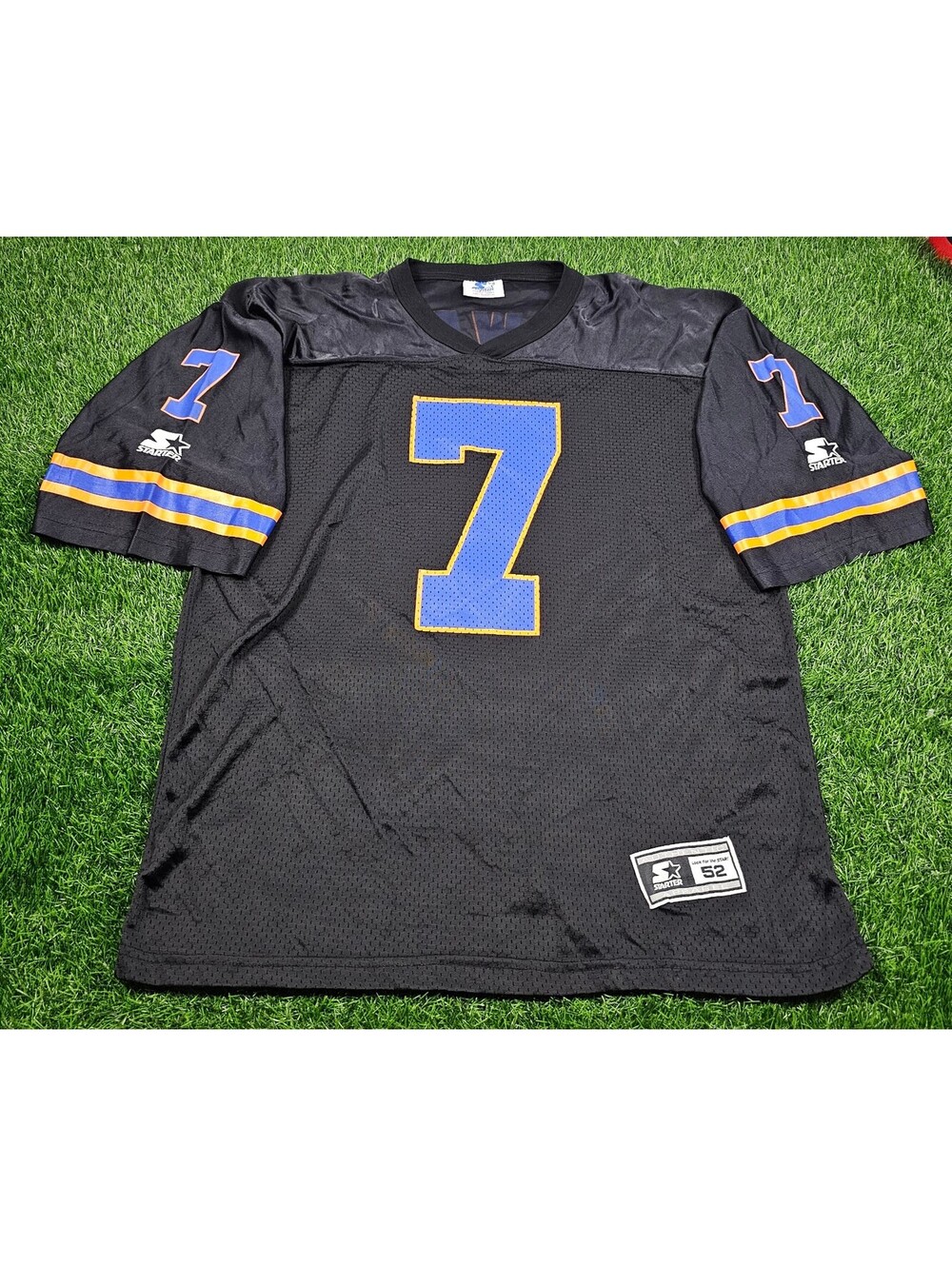 Vintage Starter John Elway Black Denver Broncos Football Jersey Size 52 XL